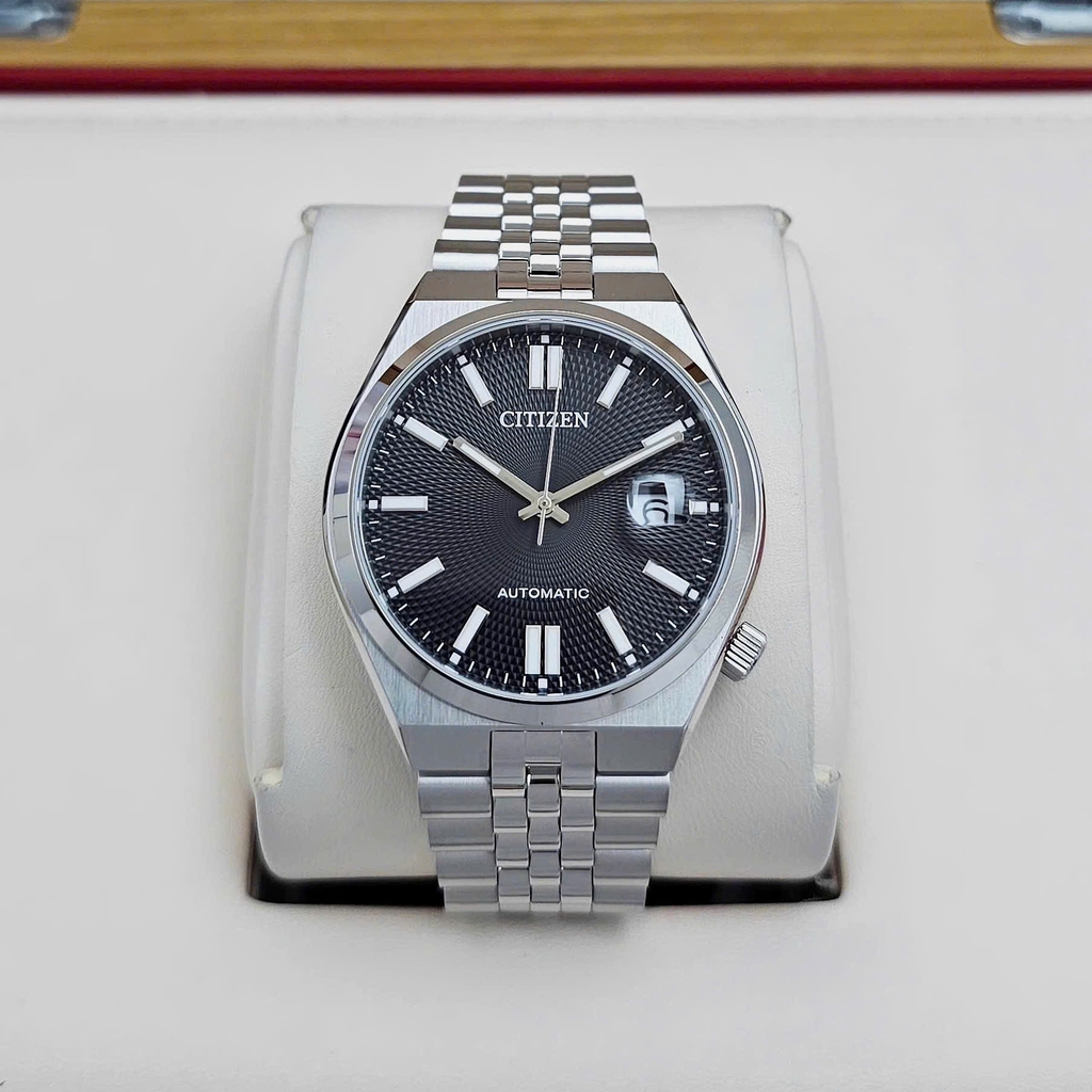 Đồng Hồ Nam Citizen Automatic Tsuyosa 60 Black NK0020-55E