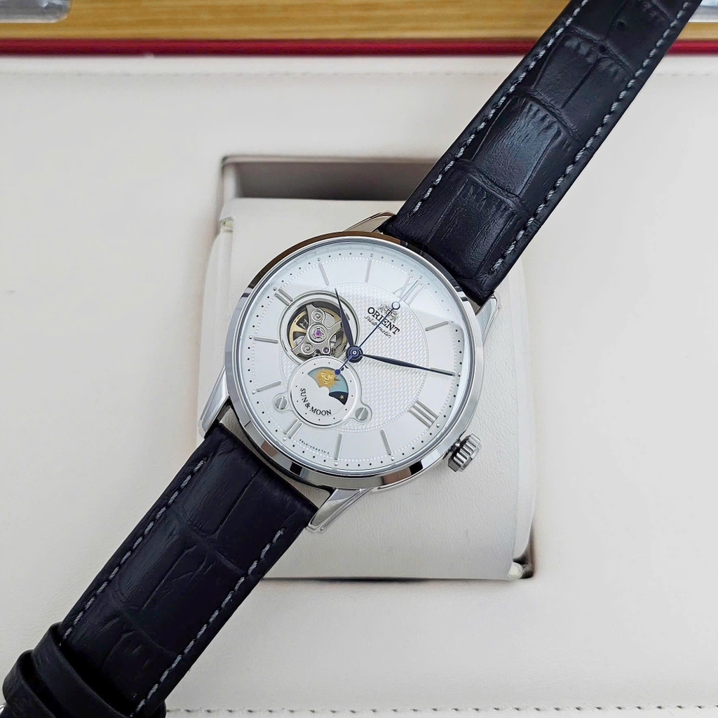 Đồng Hồ Nam Orient Automatic Sun And Moon RA-AS0011S10B ( RA-AS0011S30B ) ( RA-AS0011S00C ) ( RN-AS0003S )