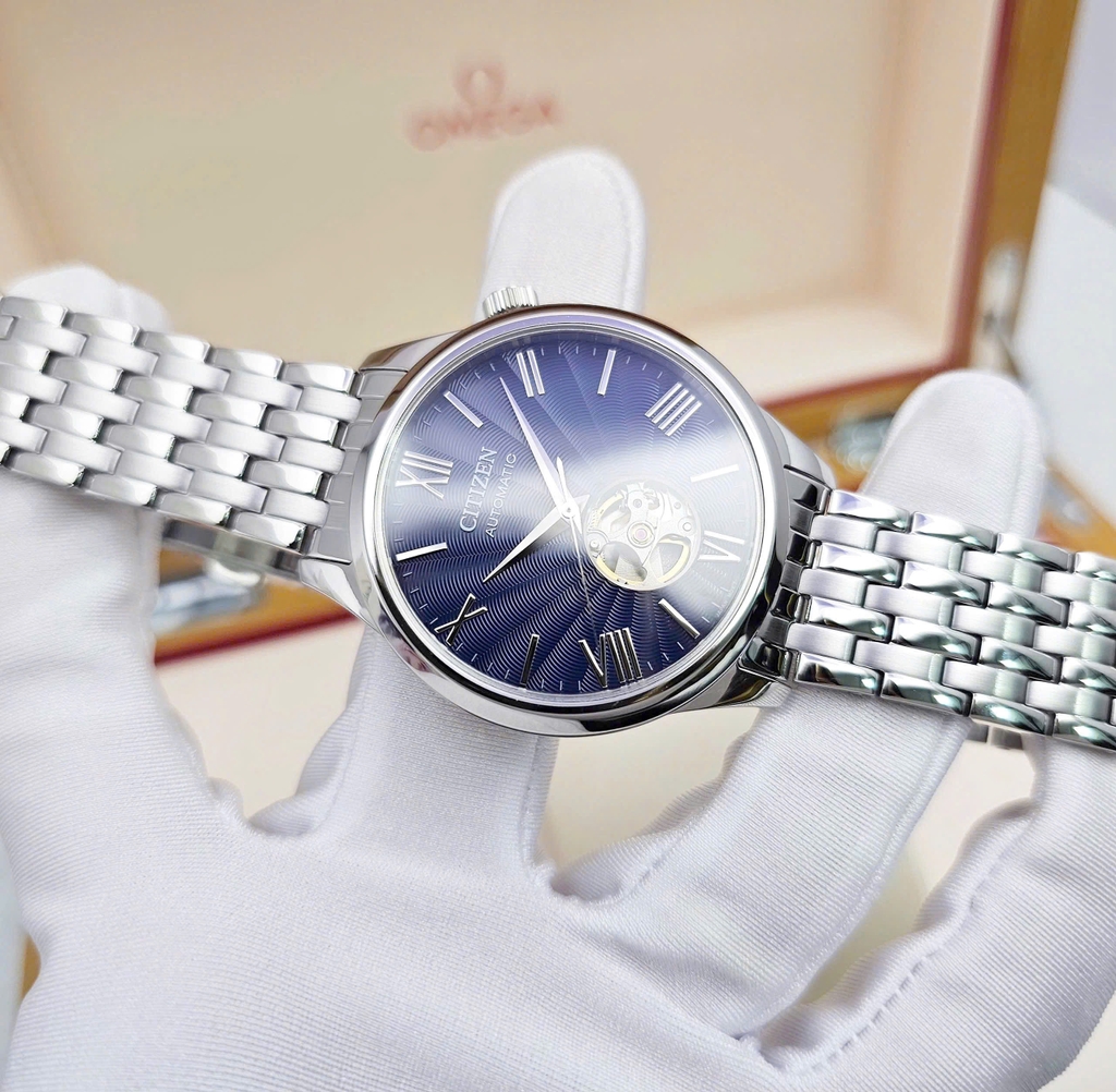 Đồng Hồ Nam Citizen Automatic Open Heart NH9130-84L