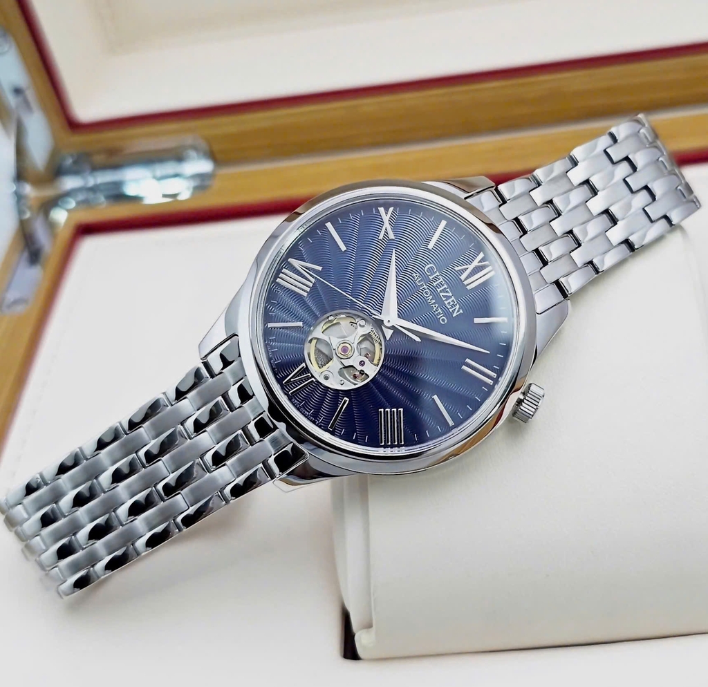 Đồng Hồ Nam Citizen Automatic Open Heart NH9130-84L
