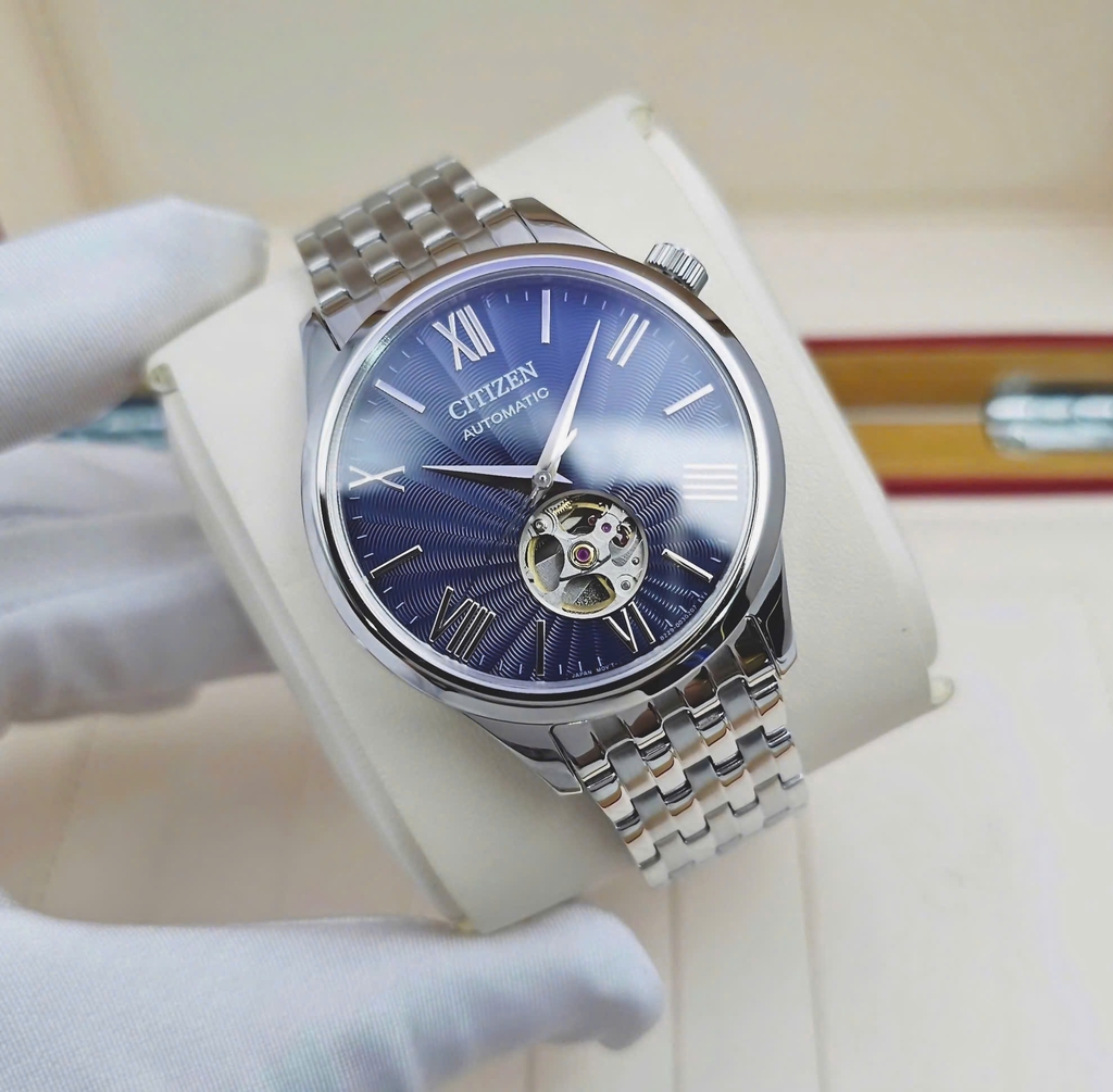 Đồng Hồ Nam Citizen Automatic Open Heart NH9130-84L