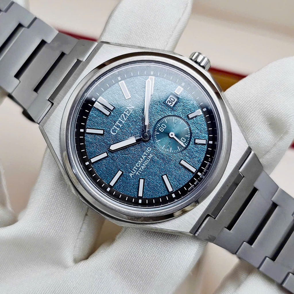 Đồng Hồ Nam Citizen Automatic Zenshin Mechanical Super Titanium NJ0180-80X
