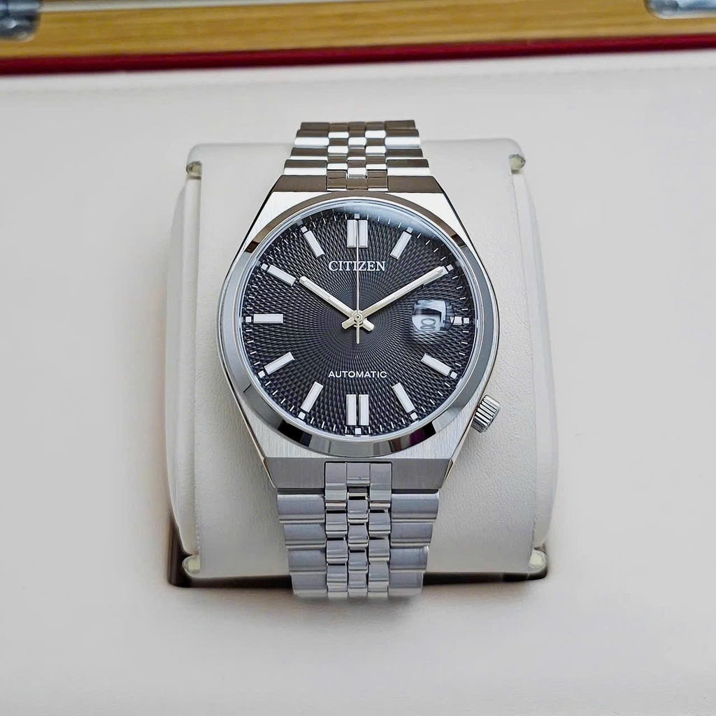 Đồng Hồ Nam Citizen Automatic Tsuyosa 60 Black NK0020-55E