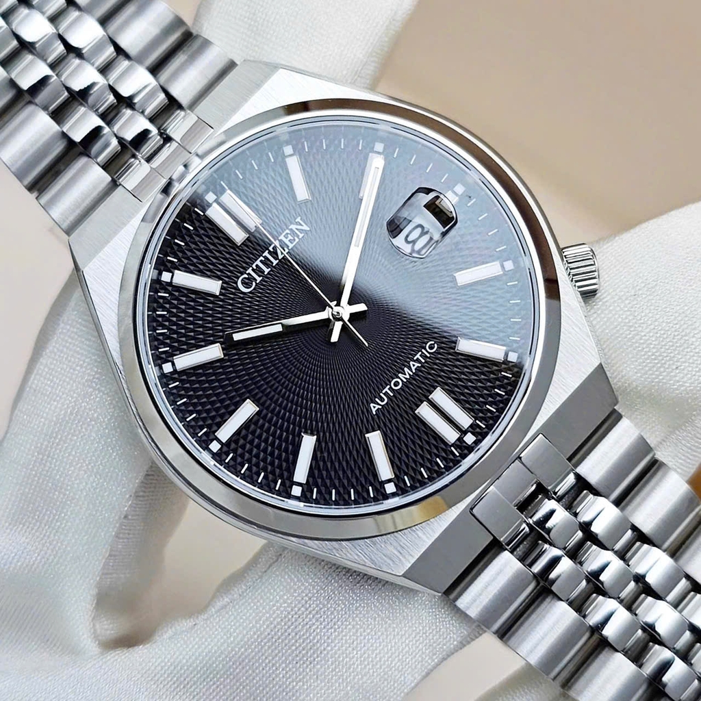 Đồng Hồ Nam Citizen Automatic Tsuyosa 60 Black NK0020-55E
