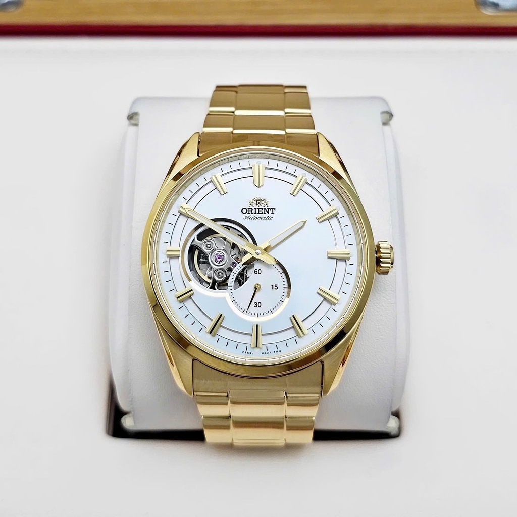 Đồng Hồ Nam Orient Automatic Semi Skeleto Open Heart Small Second Gold RA-AR0007S10B ( RA-AR0007S ) ( RA-AR0007S30B ) ( RN-AR0007S )