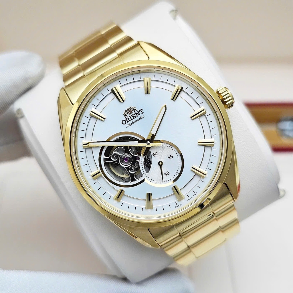 Đồng Hồ Nam Orient Automatic Semi Skeleto Open Heart Small Second Gold RA-AR0007S10B ( RA-AR0007S ) ( RA-AR0007S30B ) ( RN-AR0007S )