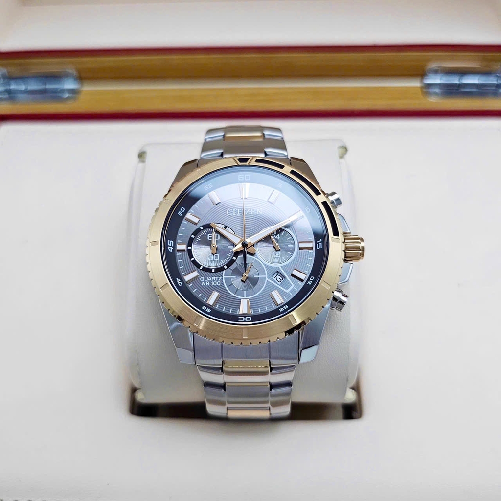 Đồng Hồ Nam Citizen Quartz Chronograp AN8204-59H