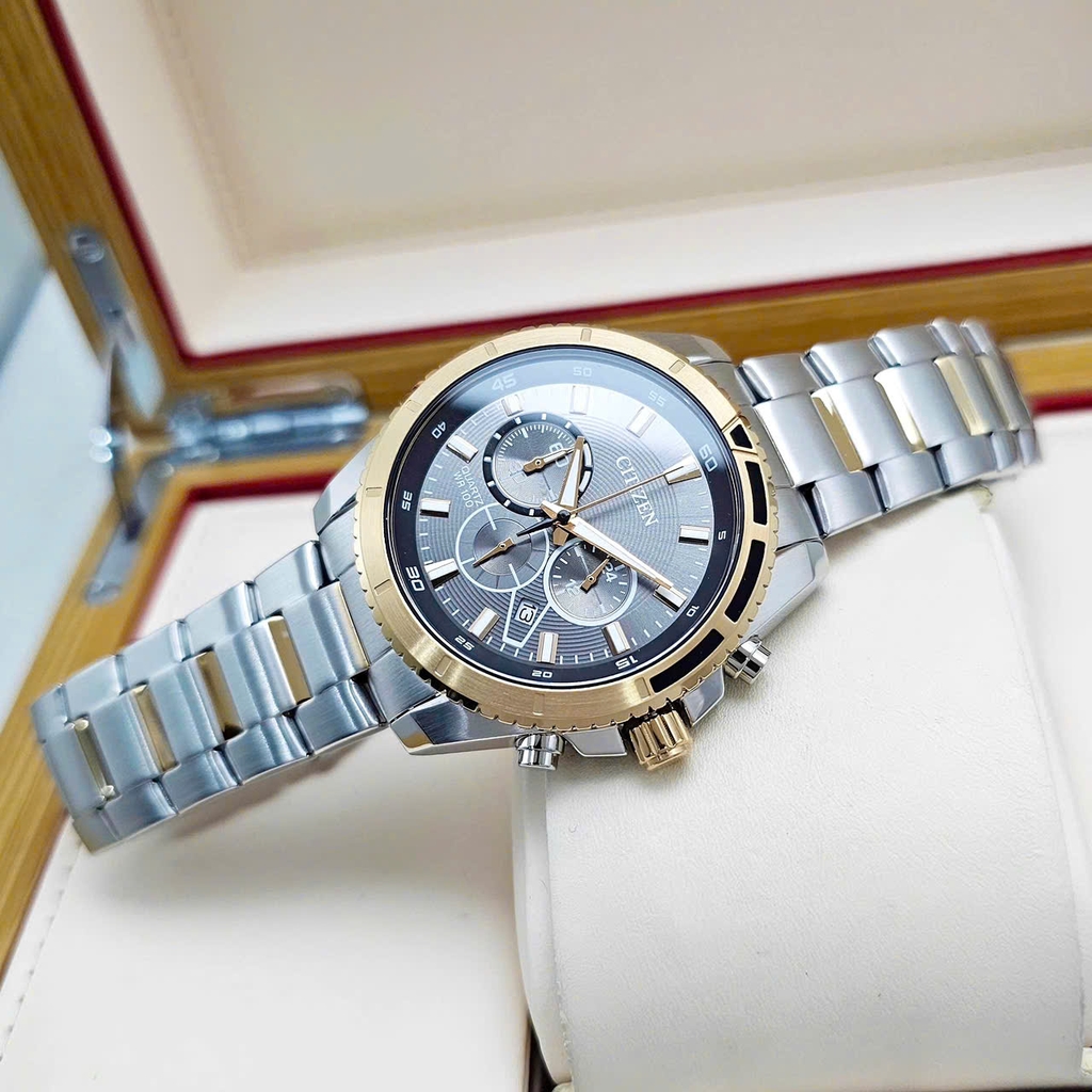 Đồng Hồ Nam Citizen Quartz Chronograp AN8204-59H