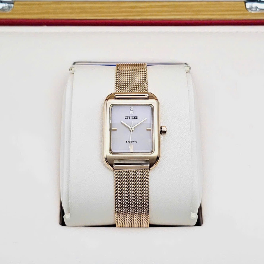 Đồng Hồ Nữ Citizen Quartz Eco-Drive EM0493-85P