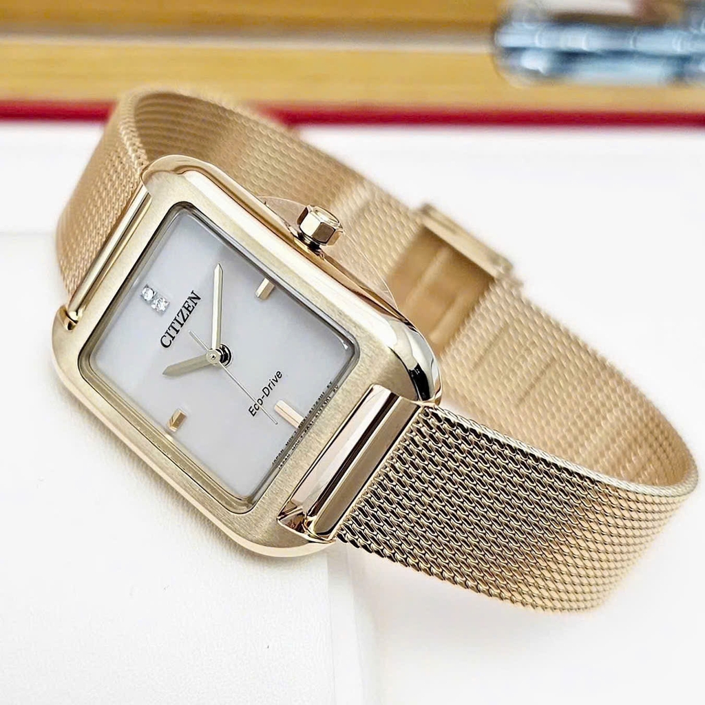 Đồng Hồ Nữ Citizen Quartz Eco-Drive EM0493-85P