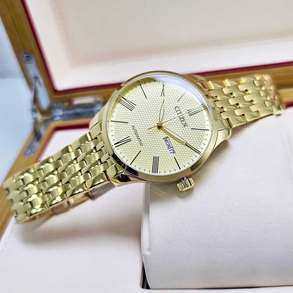 Đồng Hồ Nam Citizen Automatic Gold NH8352-53P