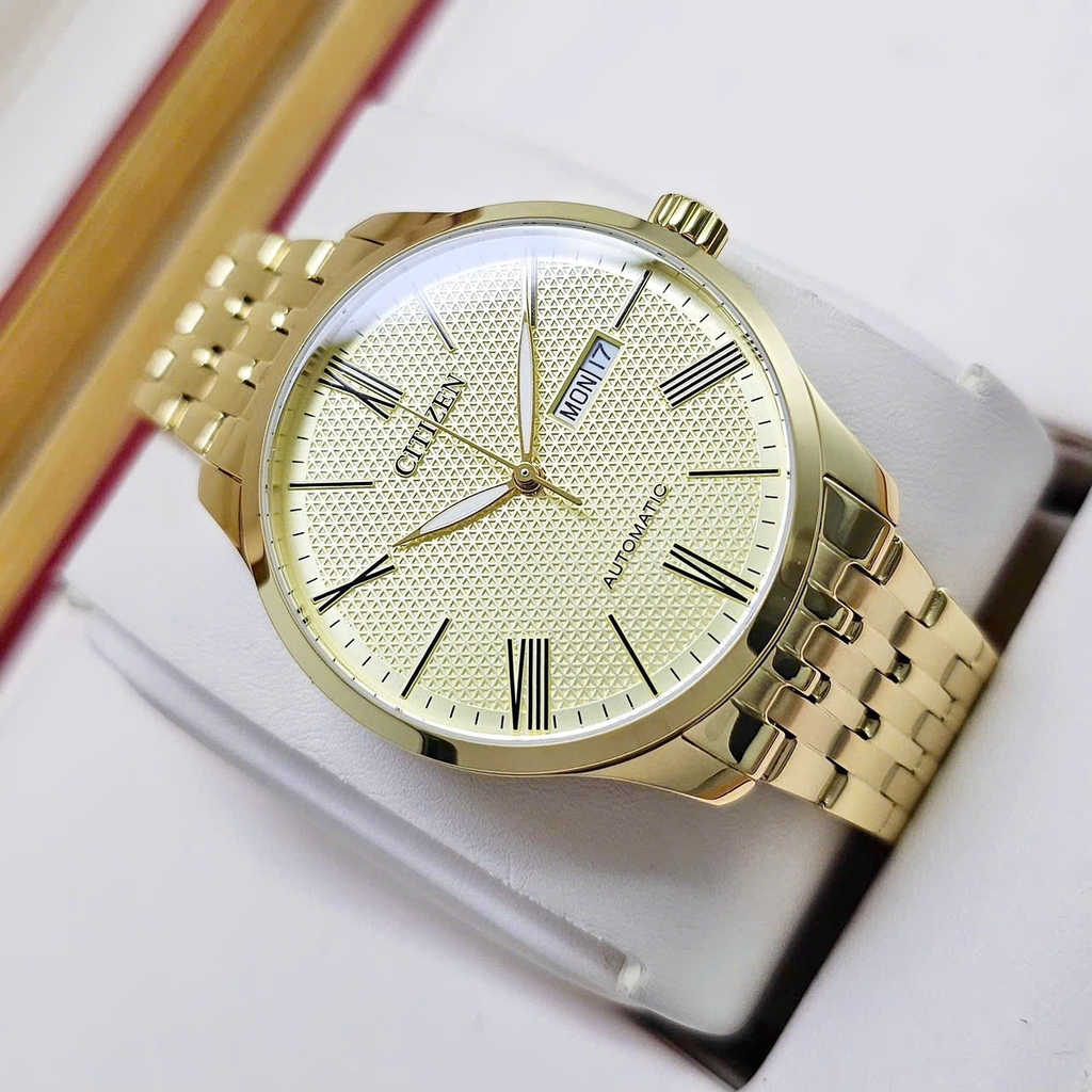 Đồng Hồ Nam Citizen Automatic Gold NH8352-53P