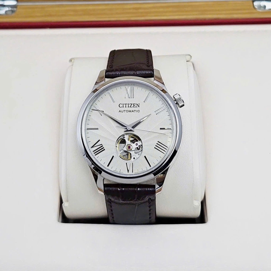 Đồng Hồ Nam Citizen Automatic Mechanical Open Heart NH9130-17A
