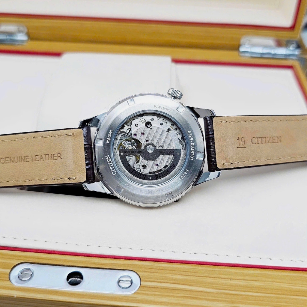 Đồng Hồ Nam Citizen Automatic Mechanical Open Heart NH9130-17A