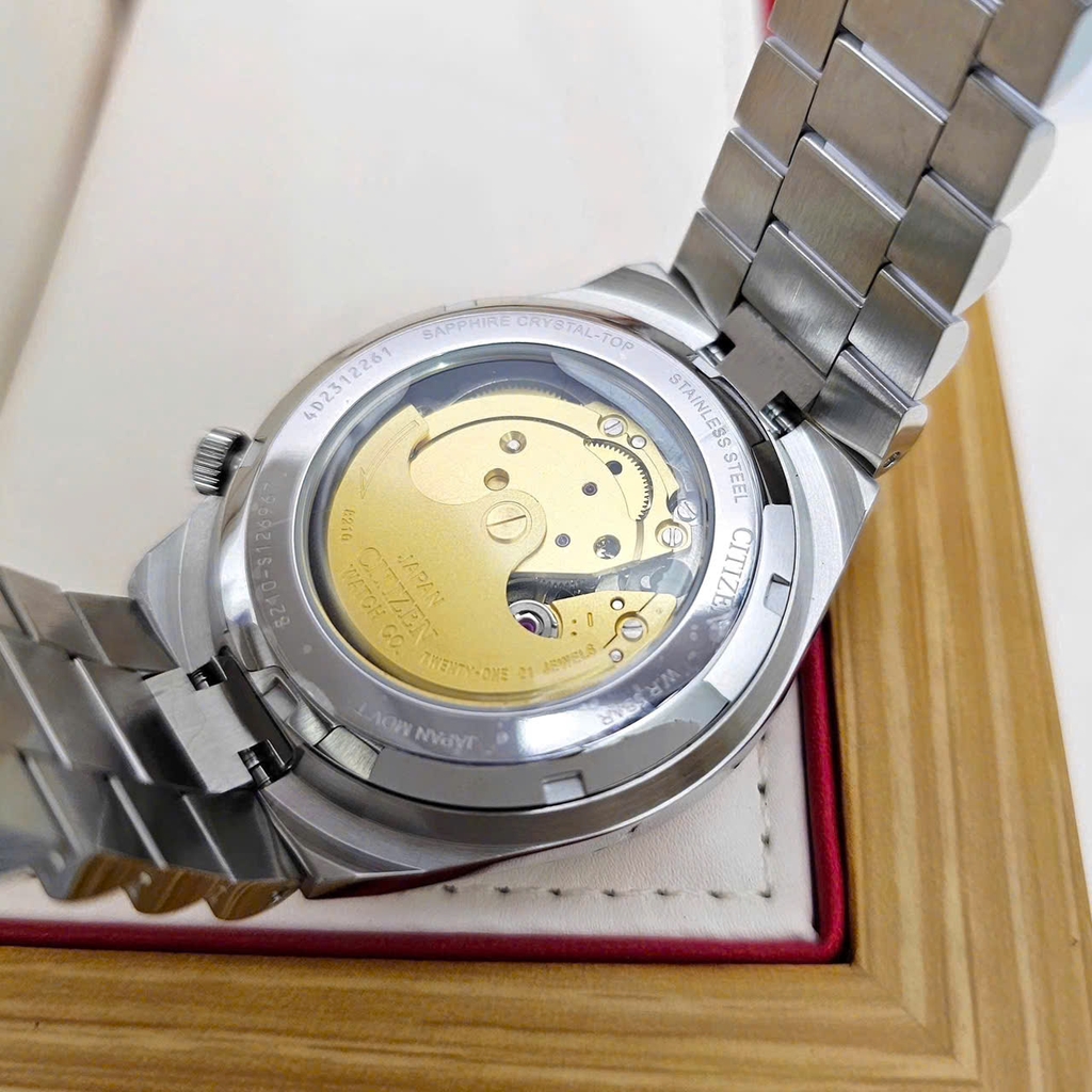 Đồng Hồ Nam Citizen Automatic Mechanical Open Heart NH9130-84A