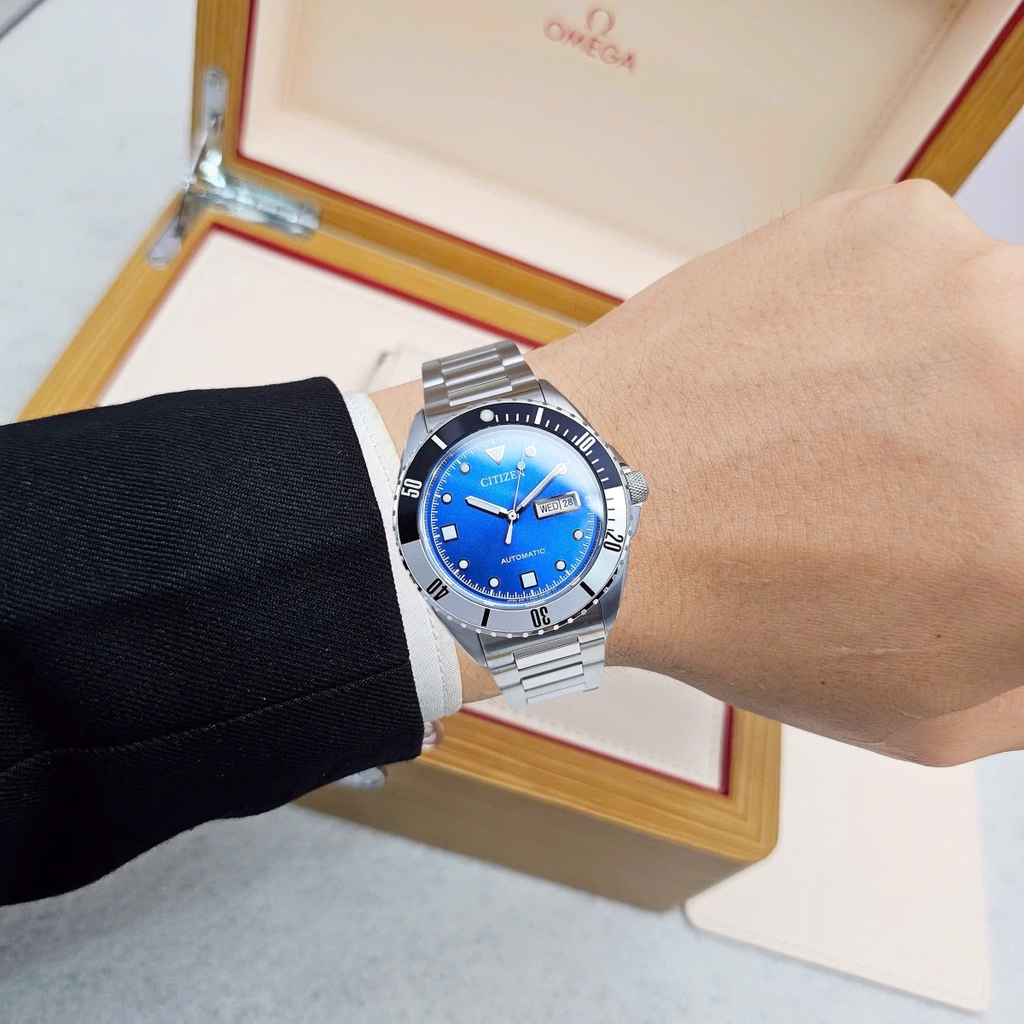 Đồng Hồ Nam Citizen Automatic Mechanical Blue NH7530-52M
