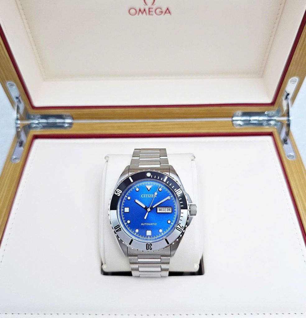 Đồng Hồ Nam Citizen Automatic Mechanical Blue NH7530-52M