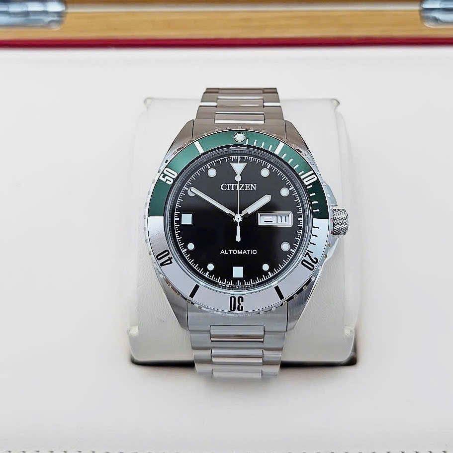 Đồng Hồ Nam Citizen Automatic Mechanical Green NH7531-50E