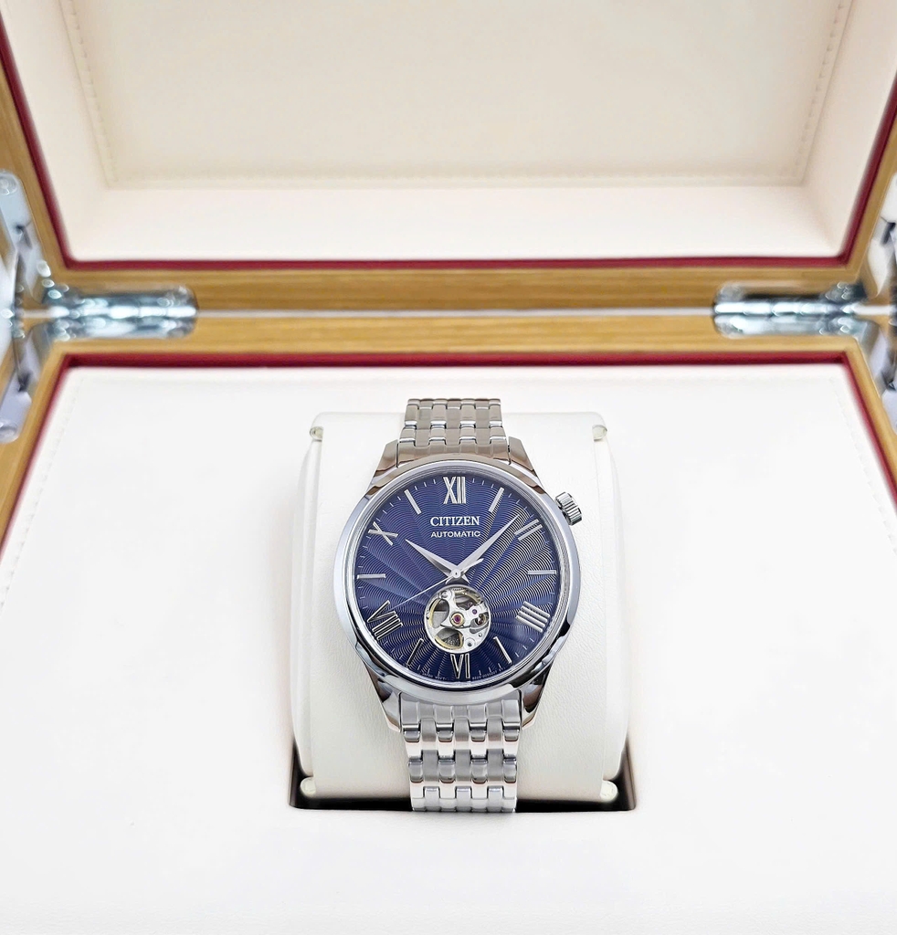 Đồng Hồ Nam Citizen Automatic Open Heart NH9130-84L