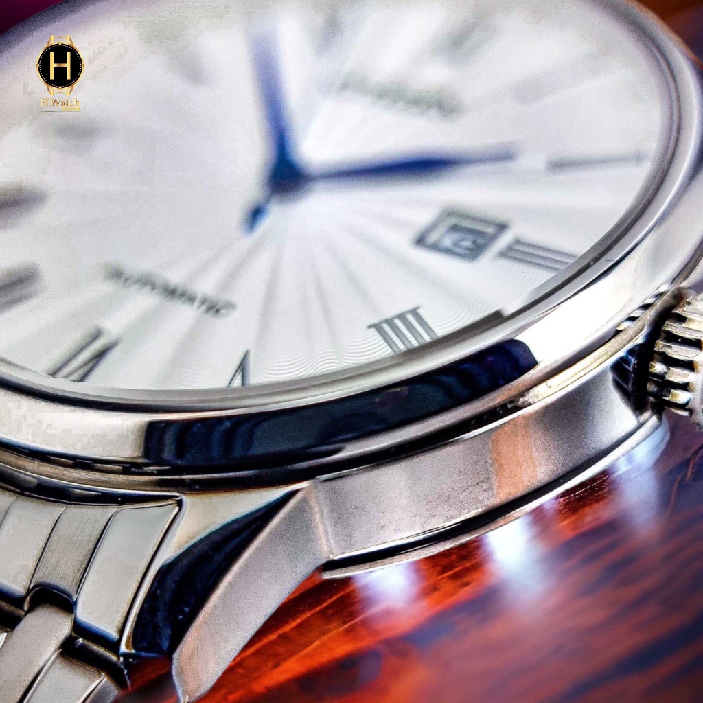 Đồng Hồ Nam Citizen Automatic NJ0080-50A Dây Sắt Vỏ Trắng Mặt Trắng Sapphire