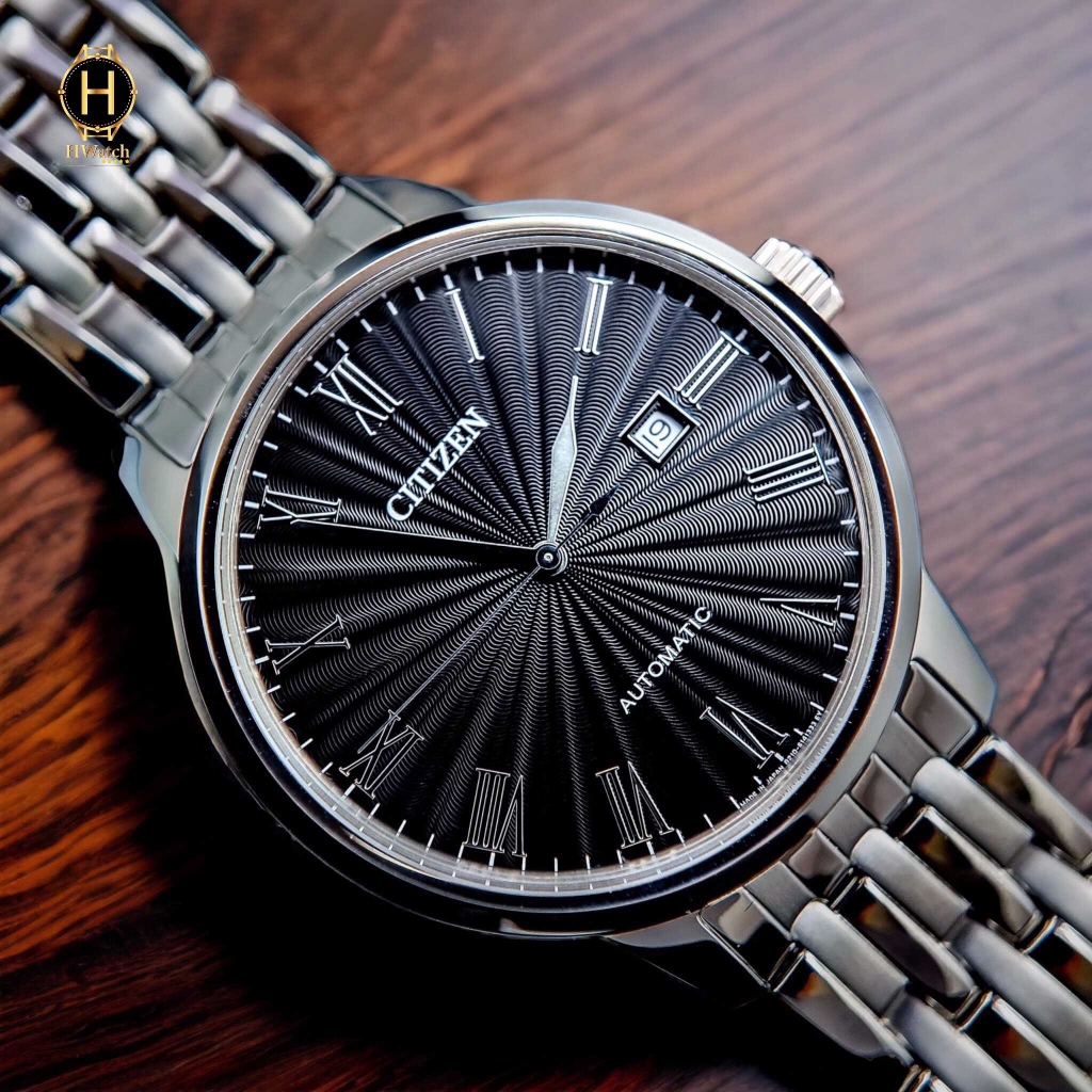 Đồng Hồ Nam Citizen Automatic NJ0080-50E ( NJ0080-92E ) Mặt Số Đen Sapphire