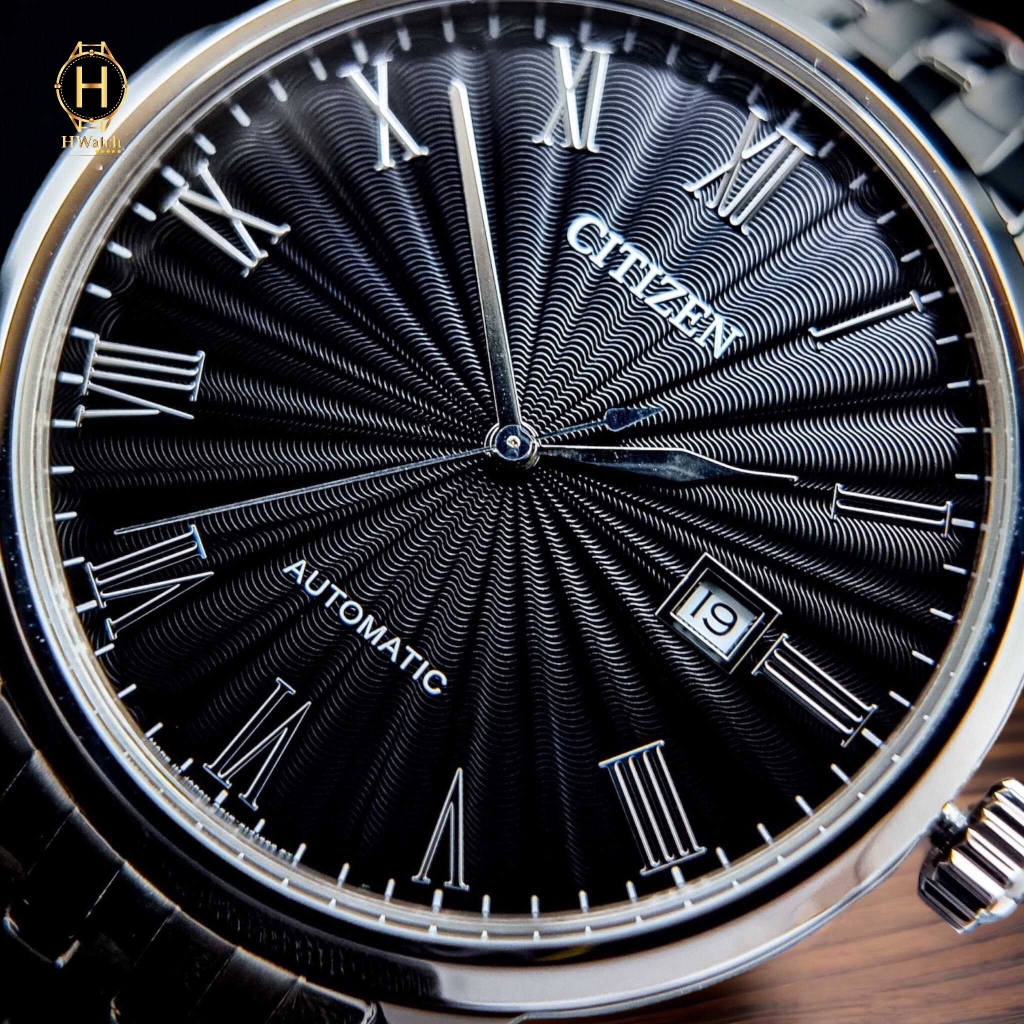 Đồng Hồ Nam Citizen Automatic NJ0080-50E ( NJ0080-92E ) Mặt Số Đen Sapphire