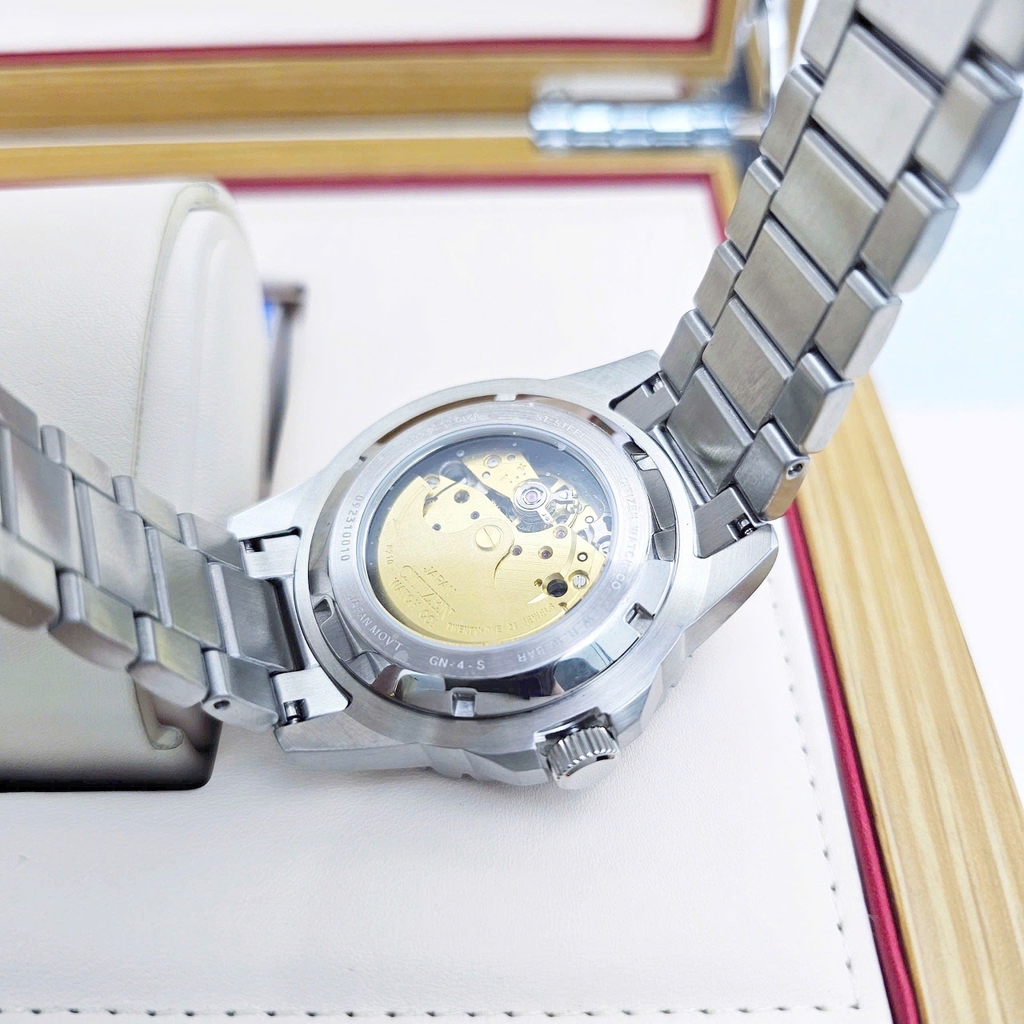 Đồng Hồ Nam Citizen Automatic NJ0121-89L Thép Mặt Xanh Lam