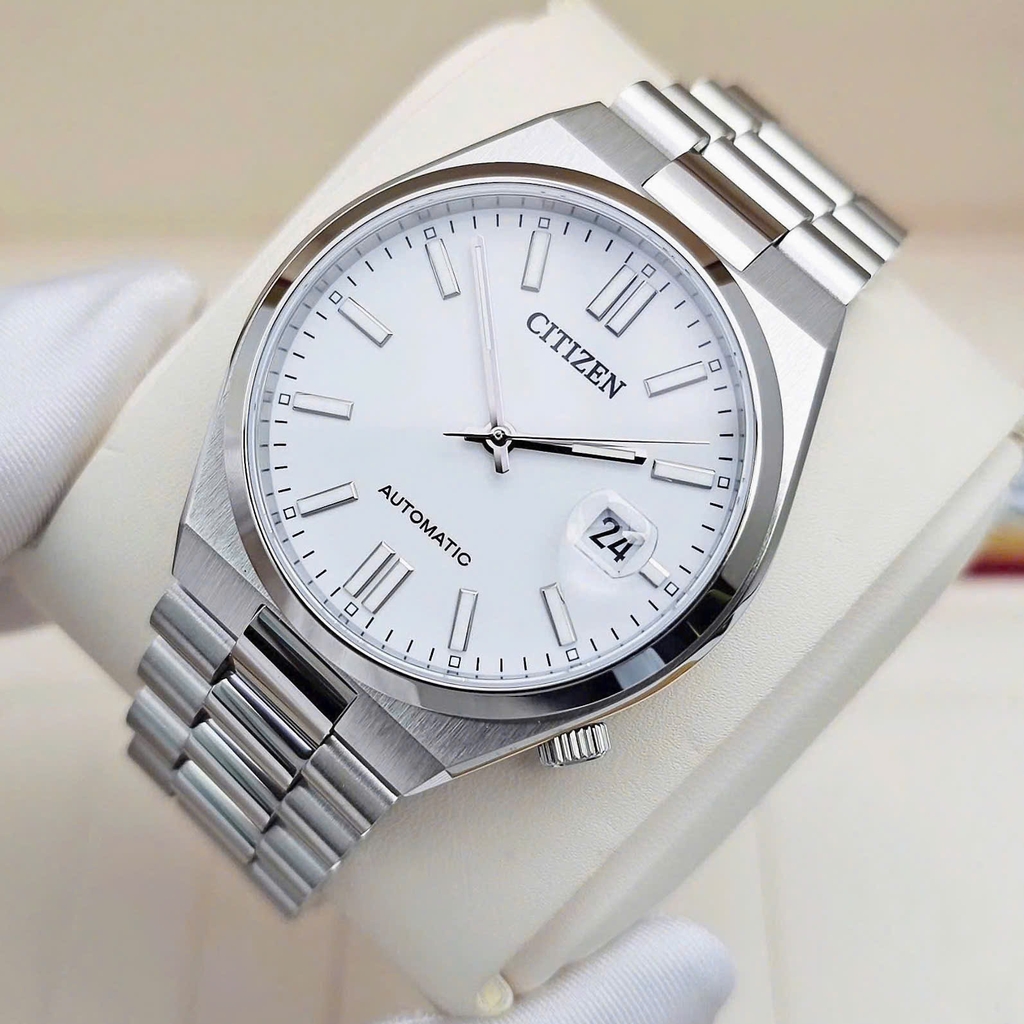 Đồng Hồ Nam Citizen Automatic Tsuyosa Mechanical White NJ0150-81A