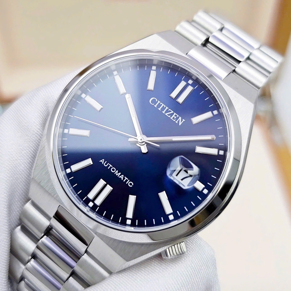 Đồng Hồ Nam Citizen Automatic Tsuyosa Mechanical Blue NJ0150-81L 