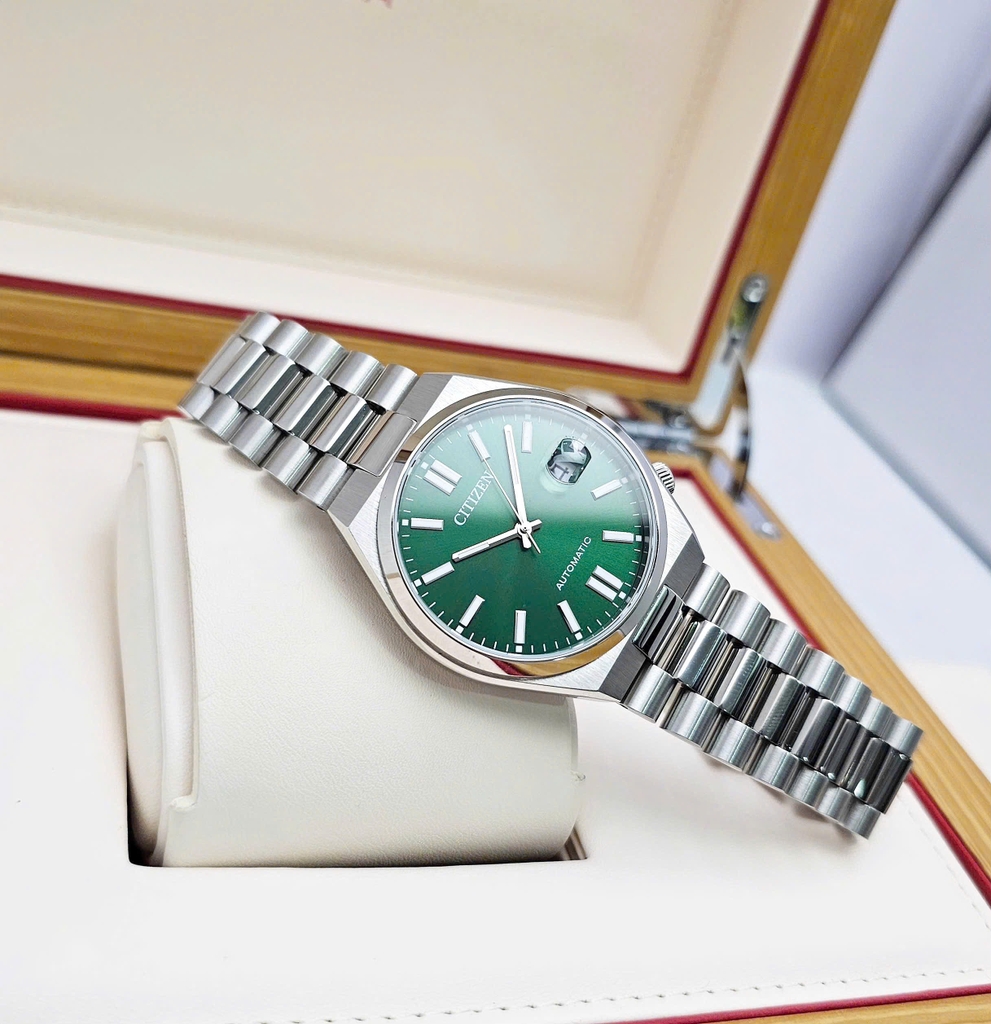 Đồng Hồ Nam Citizen Automatic Tsuyosa Mechanical Green NJ0150-81X ( NJ0150 )