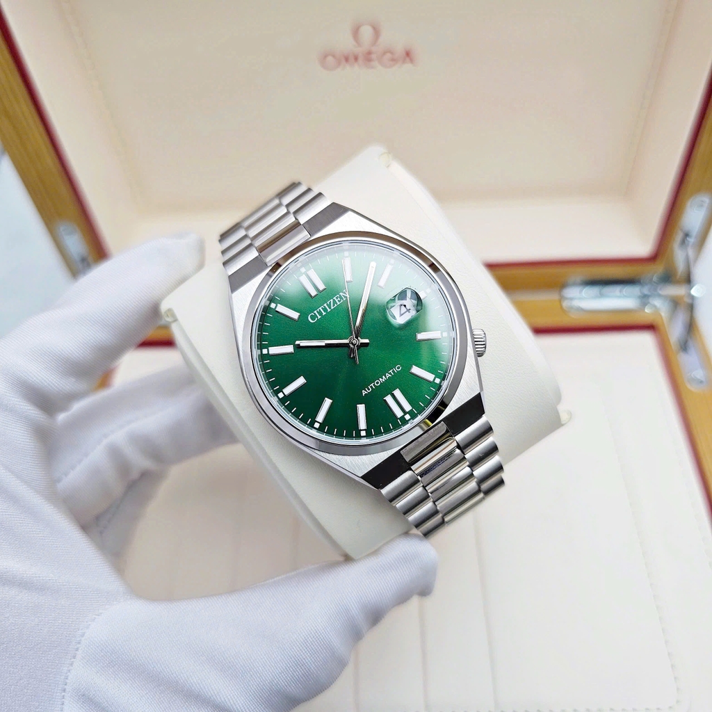 Đồng Hồ Nam Citizen Automatic Tsuyosa Mechanical Green NJ0150-81X ( NJ0150 )