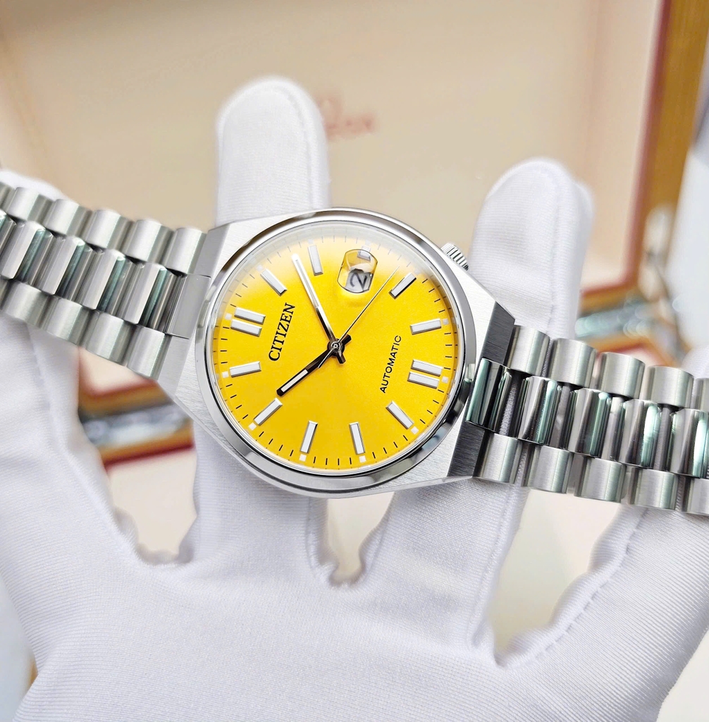 Đồng Hồ Nam Citizen Automatic Tsuyosa Mechanical Yellow NJ0150-81Z ( NJ0150 )