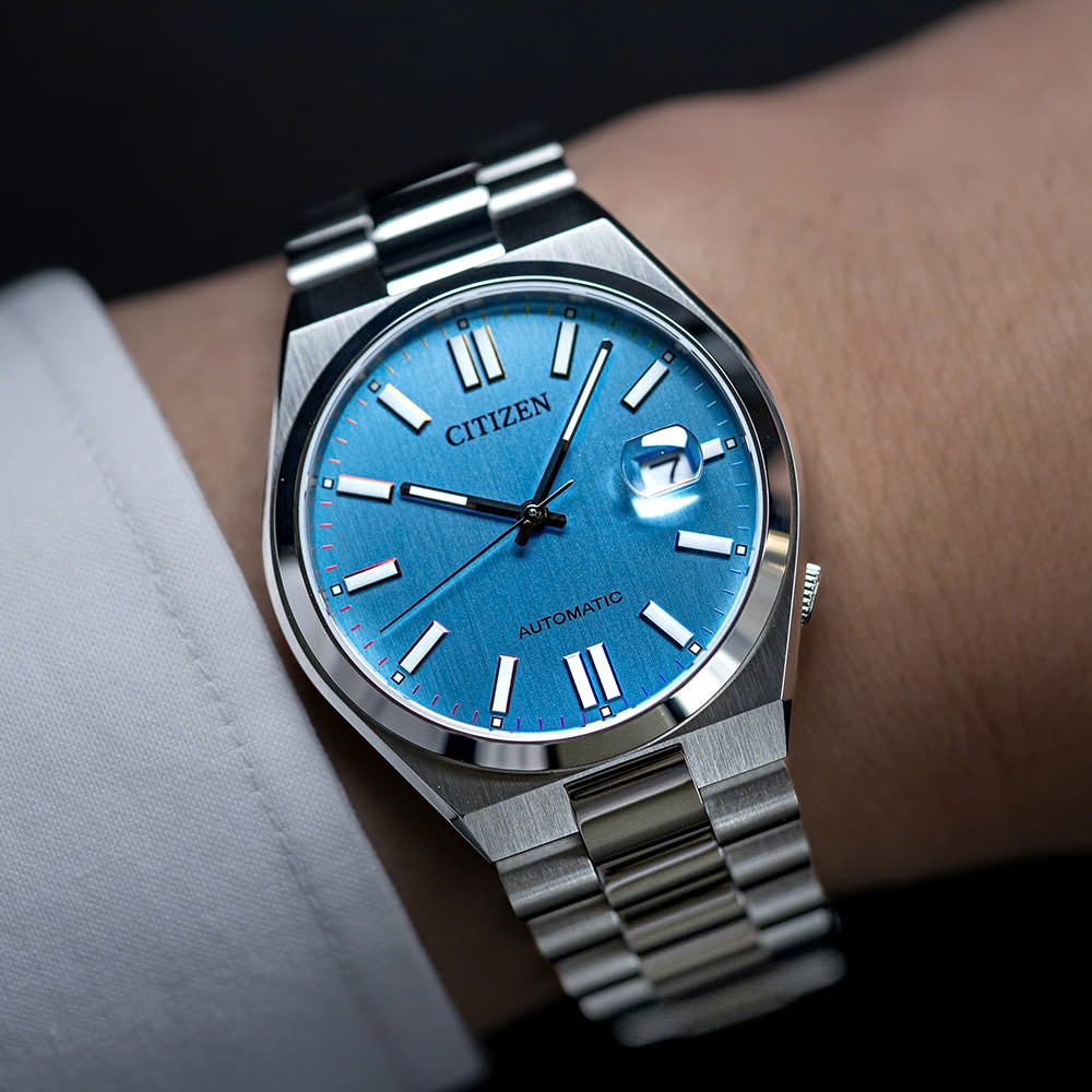 Đồng Hồ Nam Citizen Automatic Tsuyosa Mechanical Blue Ice Multiple NJ0151-53L ( NJ0151 )