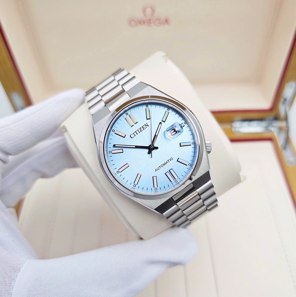 Đồng Hồ Nam Citizen Automatic Tsuyosa Mechanical Blue Ice Multiple NJ0151-53L ( NJ0151 )