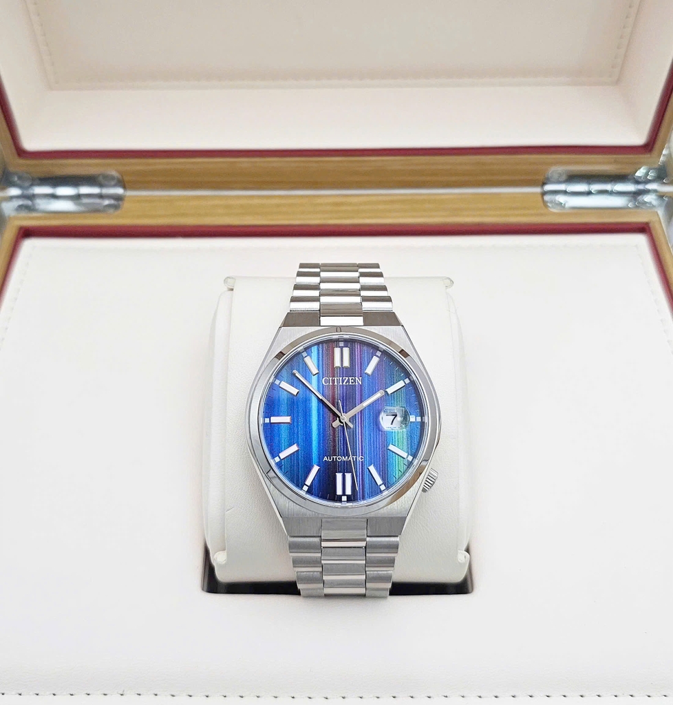 Đồng Hồ Nam Citizen Automatic Tsuyosa Mechanical Blue Multiple NJ0151-53W ( NJ0151 )