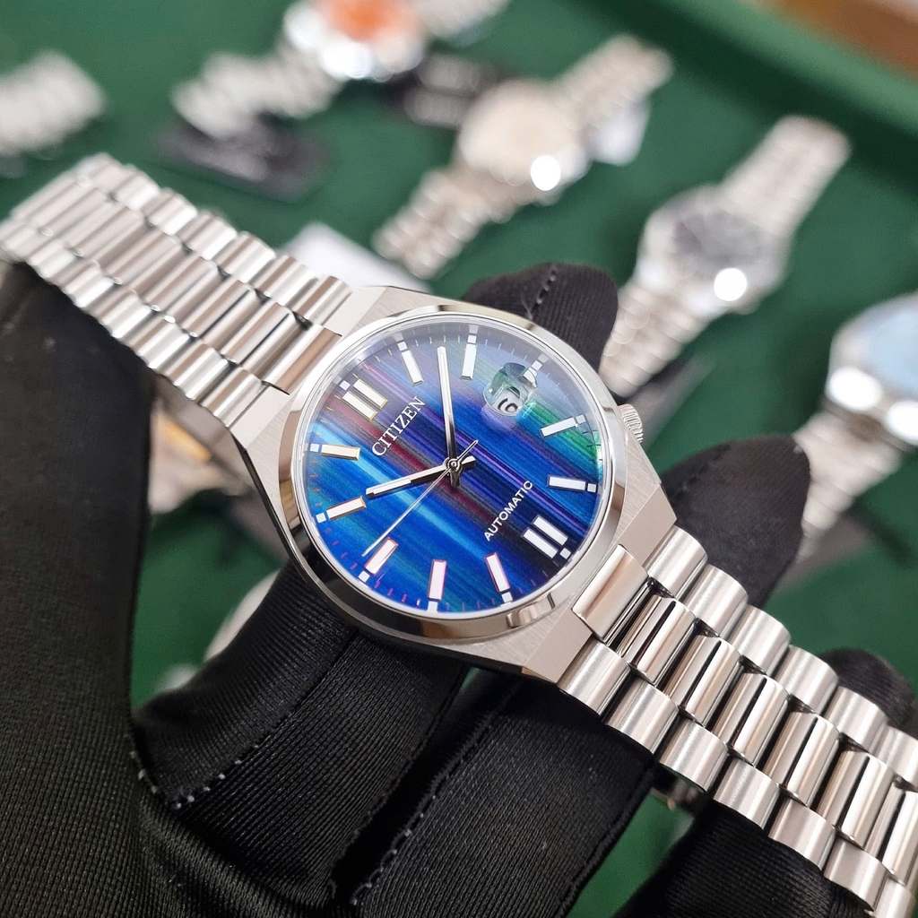 Đồng Hồ Nam Citizen Automatic Tsuyosa Mechanical Blue Multiple NJ0151-53W ( NJ0151 )
