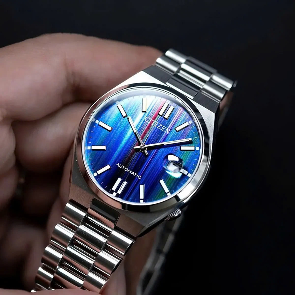 Đồng Hồ Nam Citizen Automatic Tsuyosa Mechanical Blue Multiple NJ0151-53W ( NJ0151 )