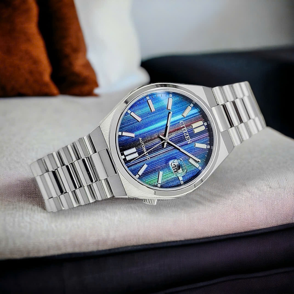 Đồng Hồ Nam Citizen Automatic Tsuyosa Mechanical Blue Multiple NJ0151-53W ( NJ0151 )