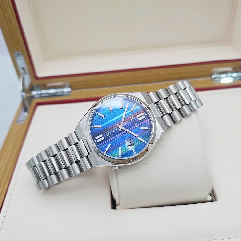 Đồng Hồ Nam Citizen Automatic Tsuyosa Mechanical Blue Multiple NJ0151-53W ( NJ0151 )
