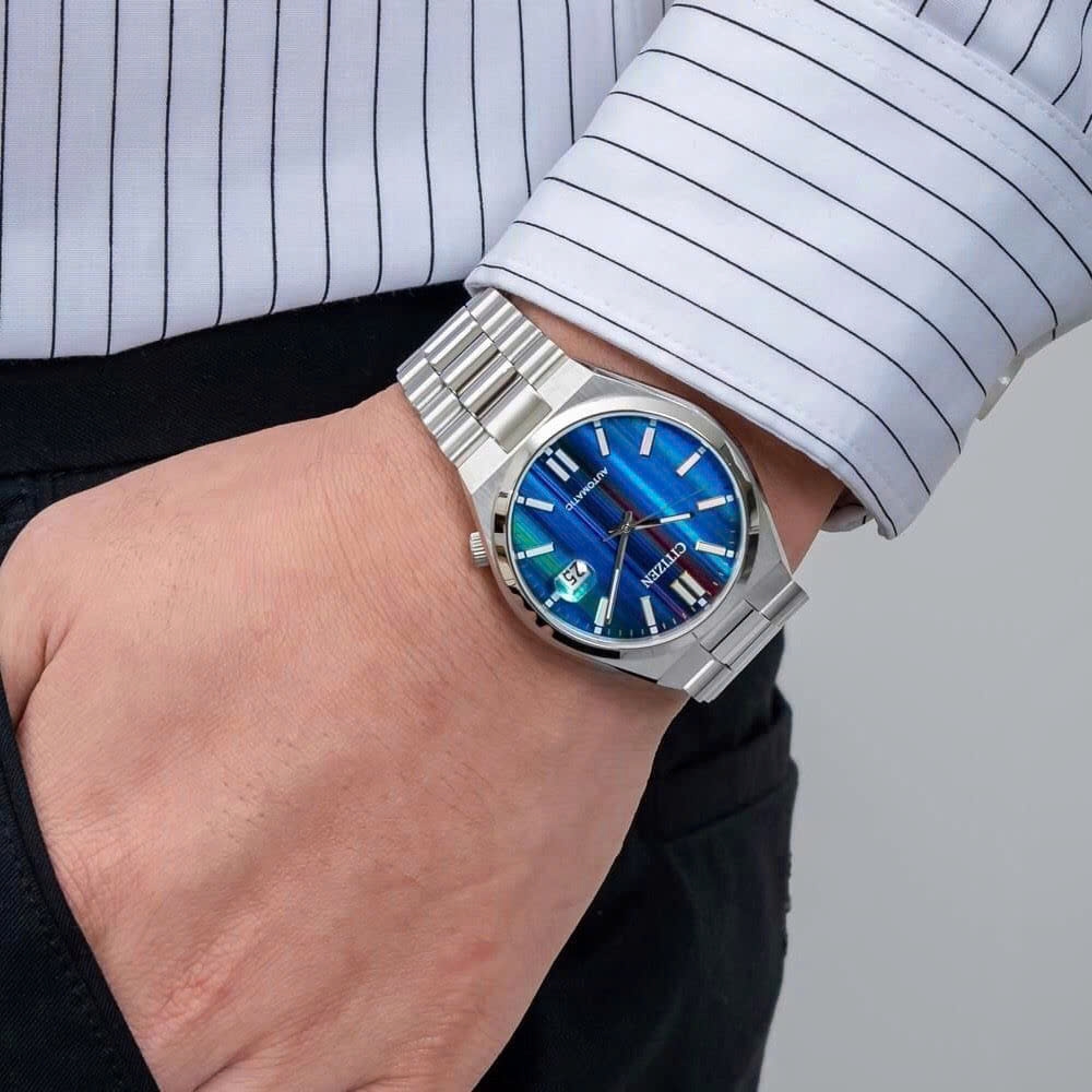 Đồng Hồ Nam Citizen Automatic Tsuyosa Mechanical Blue Multiple NJ0151-53W ( NJ0151 )