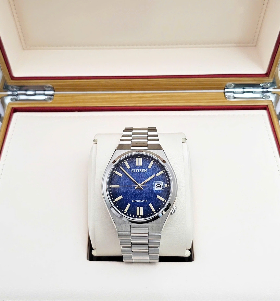 Đồng Hồ Nam Citizen Automatic Tsuyosa Mechanical BLue NJ0151-88L