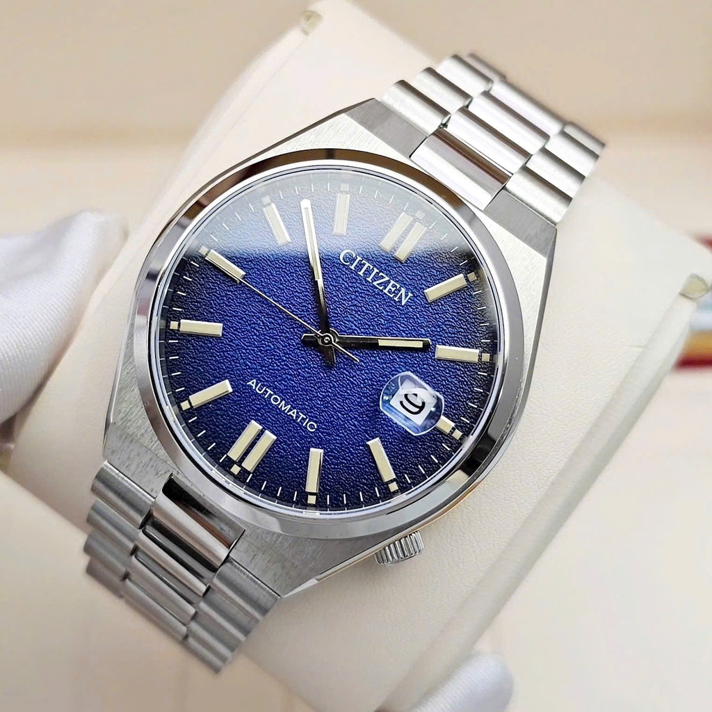 Đồng Hồ Nam Citizen Automatic Tsuyosa Mechanical BLue NJ0151-88L
