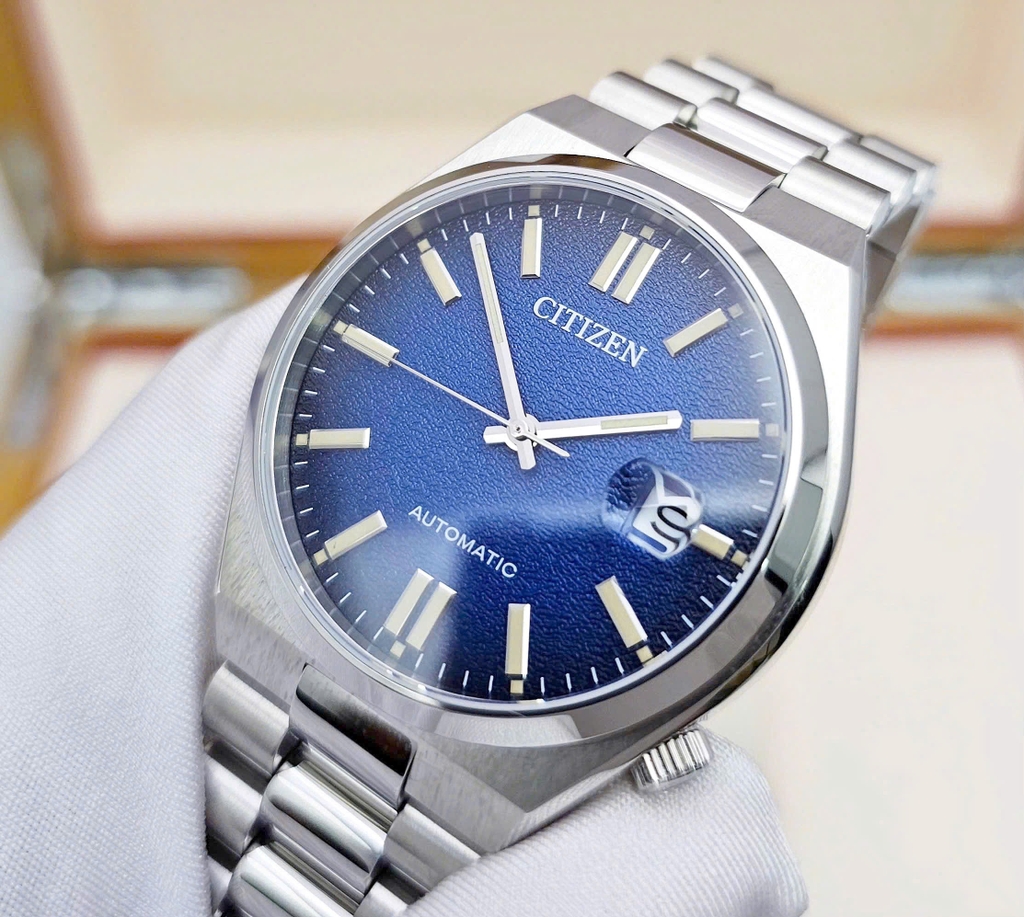 Đồng Hồ Nam Citizen Automatic Tsuyosa Mechanical BLue NJ0151-88L  