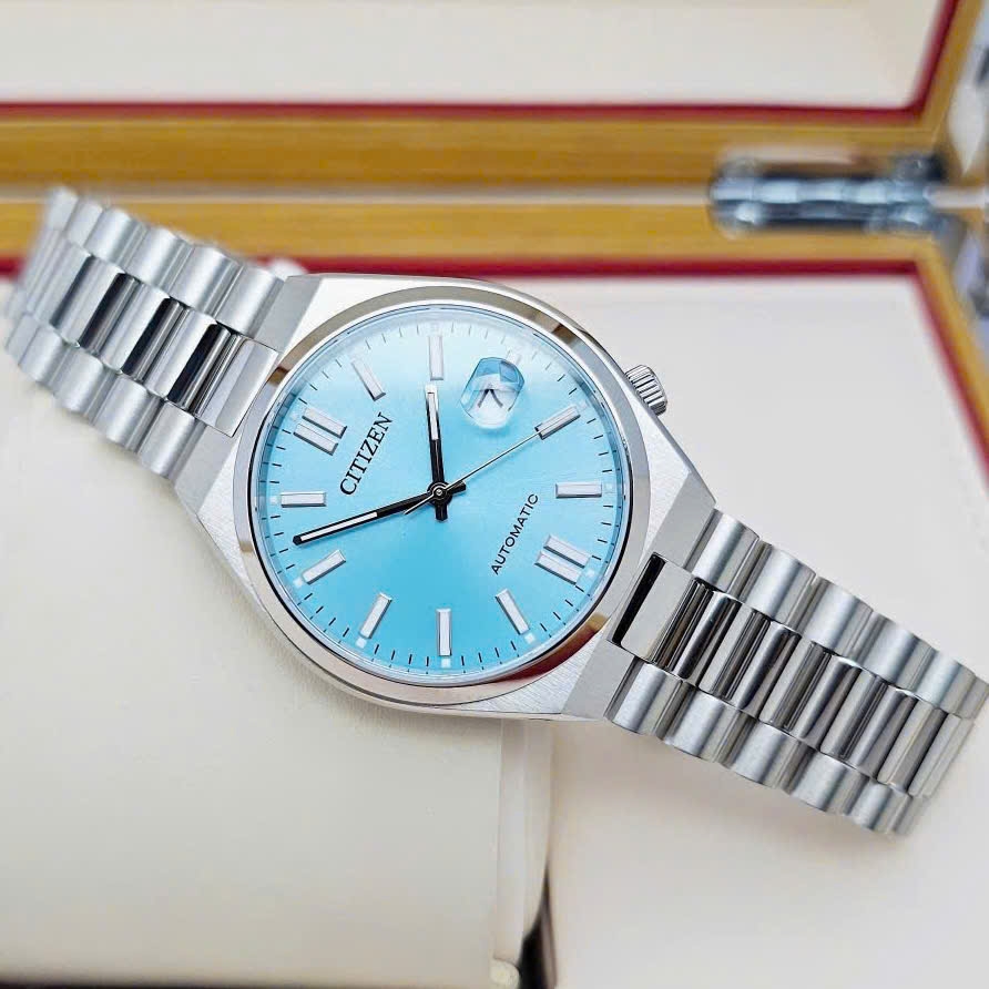 Đồng Hồ Nam Citizen Automatic Tsuyosa Tiffany Ice Blue NJ0151-88M ( NJ0151 )