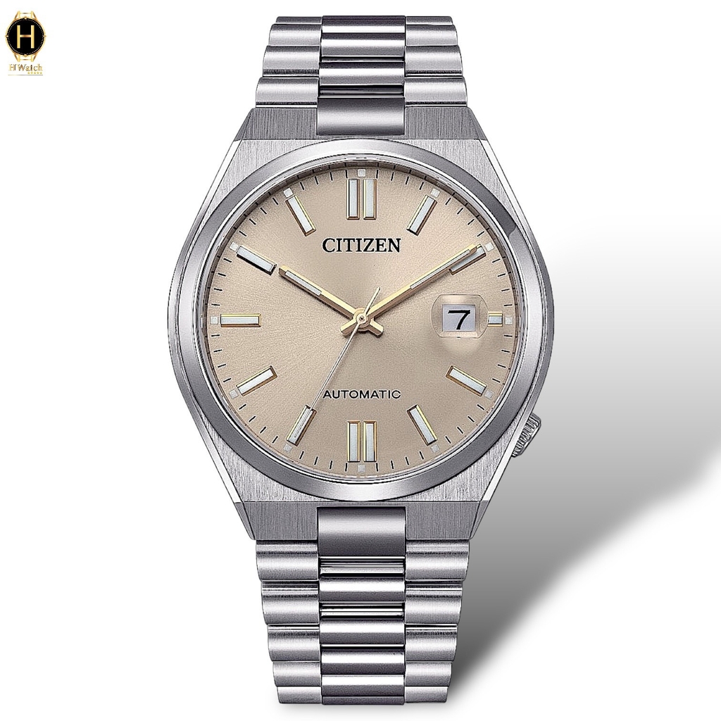 Đồng Hồ Nam Citizen Automatic Tsuyosa Mechanical Beige NJ0151-88W