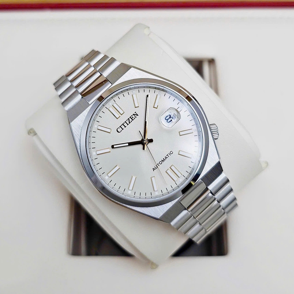 Đồng Hồ Nam Citizen Automatic Tsuyosa Mechanical Beige NJ0151-88W