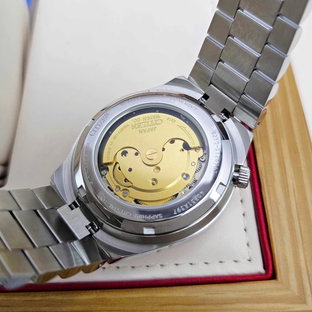 Đồng Hồ Nam Citizen Automatic Tsuyosa Mechanical Beige NJ0151-88W