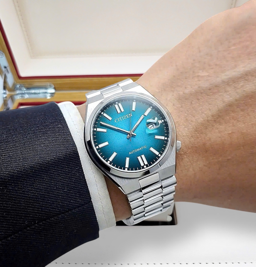 Đồng Hồ Nam Citizen Automatic Tsuyosa Mechanical Blue NJ0151-88X ( NJ0151 )
