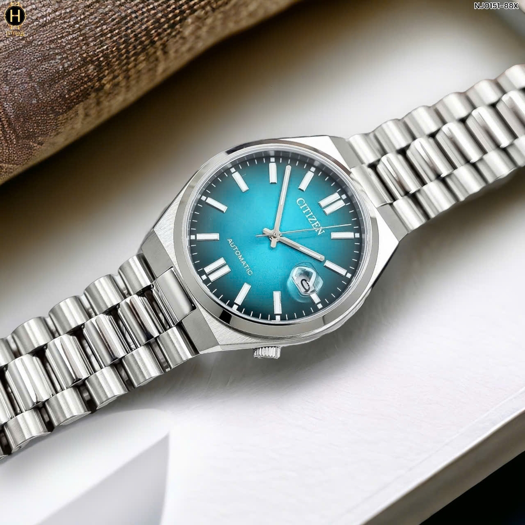 Đồng Hồ Nam Citizen Automatic Tsuyosa Mechanical Blue NJ0151-88X ( NJ0151 )