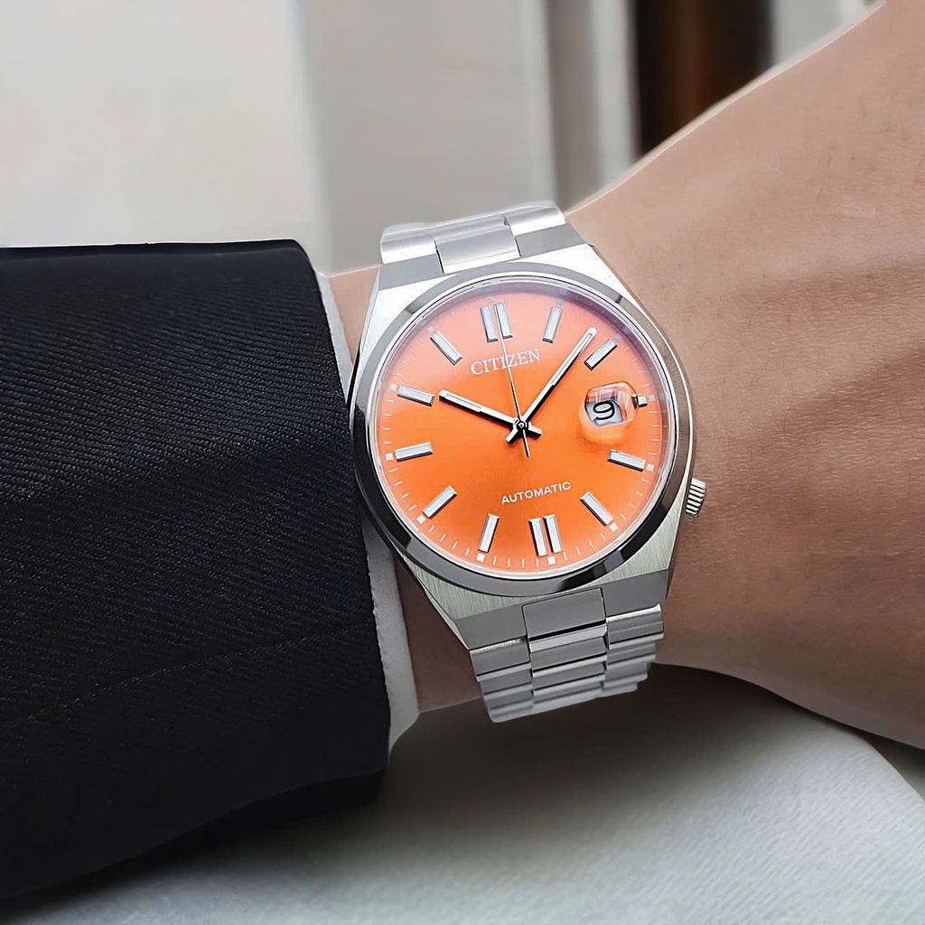 Đồng Hồ Nam Citizen Automatic Tsuyosa Mechanical Orange NJ0151-88Z ( NJ0151 )